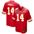 Cornell Powell Kansas City Chiefs  Super Bowl LVII Game Jersey - Red