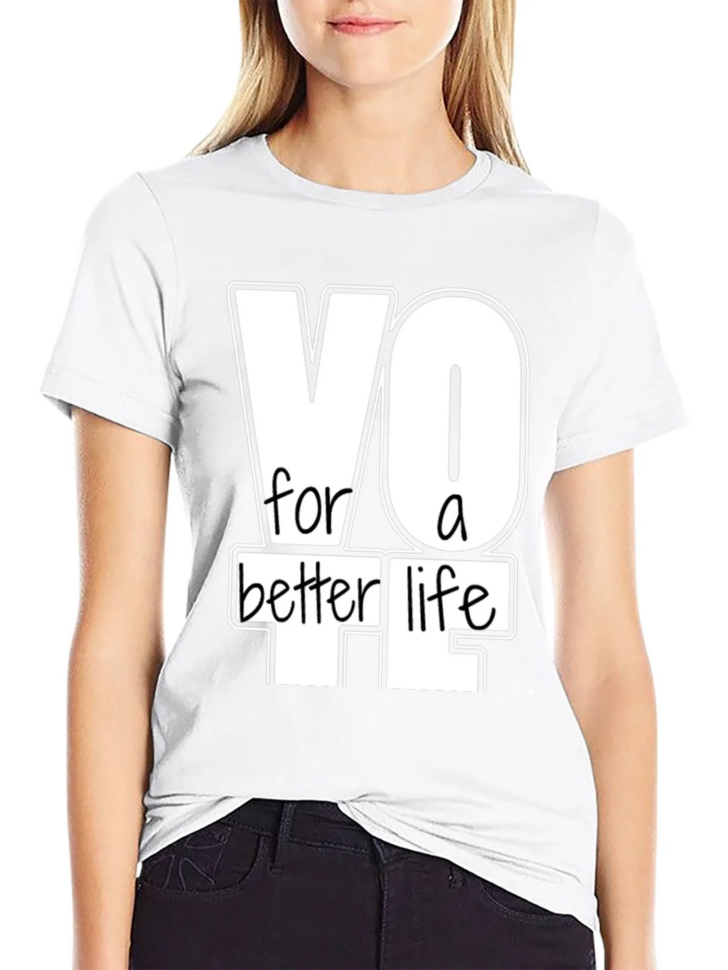 Vote For A Better Life Graphic T-Shirt