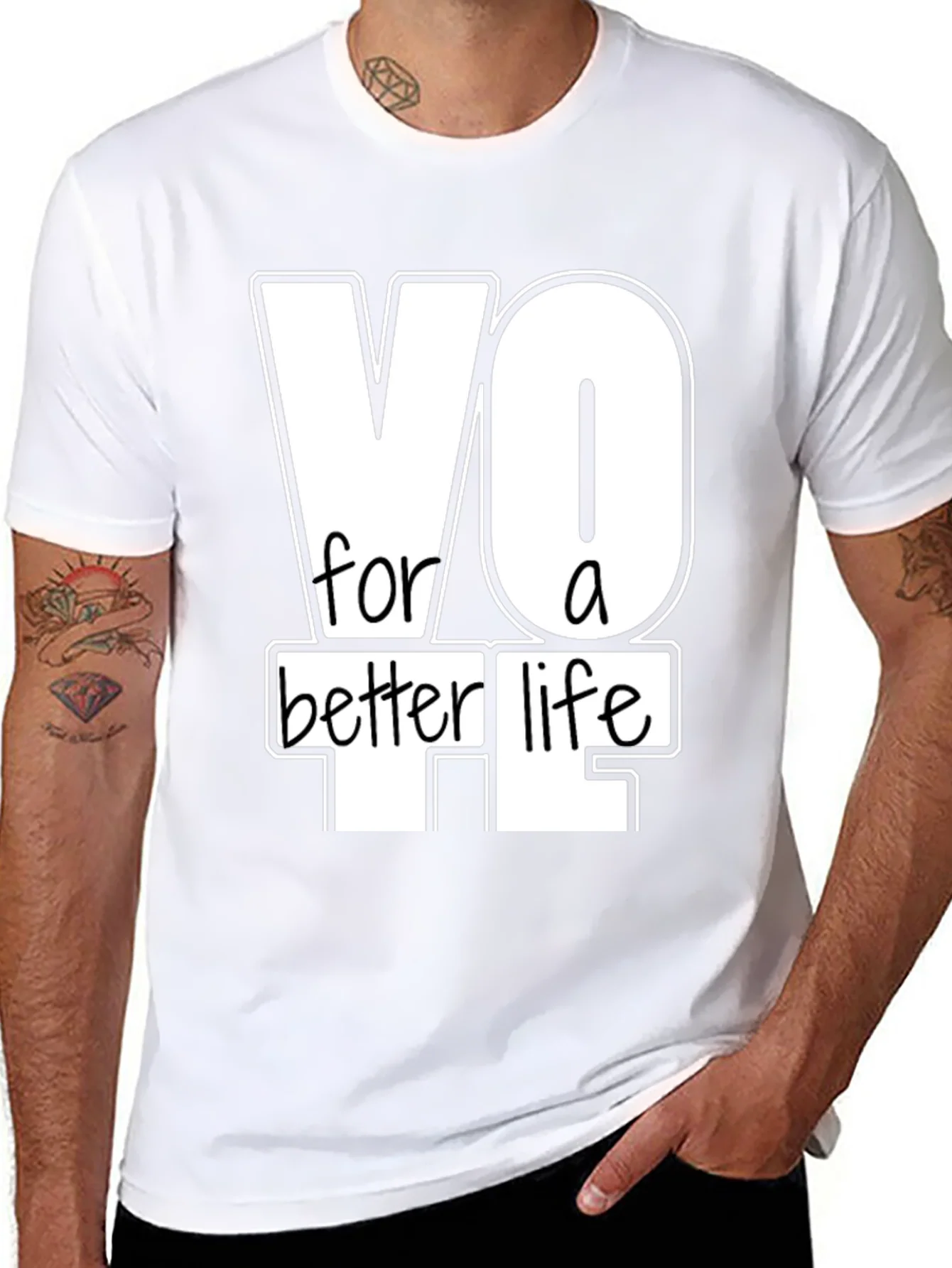 Vote For A Better Life Graphic T-Shirt