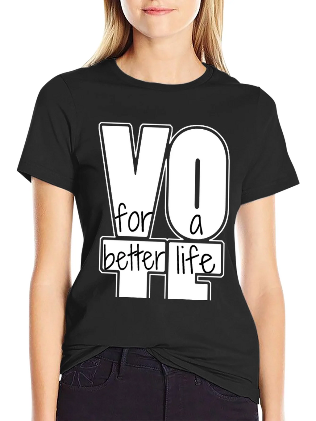 Vote For A Better Life Graphic T-Shirt
