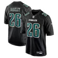 Saquon Barkley Carbon Black Philadelphia Eagles Fashion Jersey