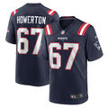Hayden Howerton New England Patriots  Home Game   Jersey - Navy
