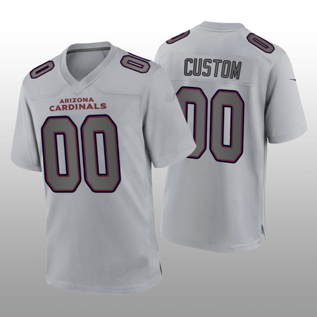 Custom1 Arizona Cardinals Gray Atmosphere Game Jersey1 American Jerseys Football Jerseys