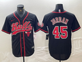 Men's Chicago Bulls Michael Jordan #45 Black Limited Player Jersey