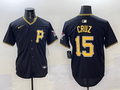 Men's Pittsburgh Pirates Oneil Cruz #15 Black Limited Player Jersey