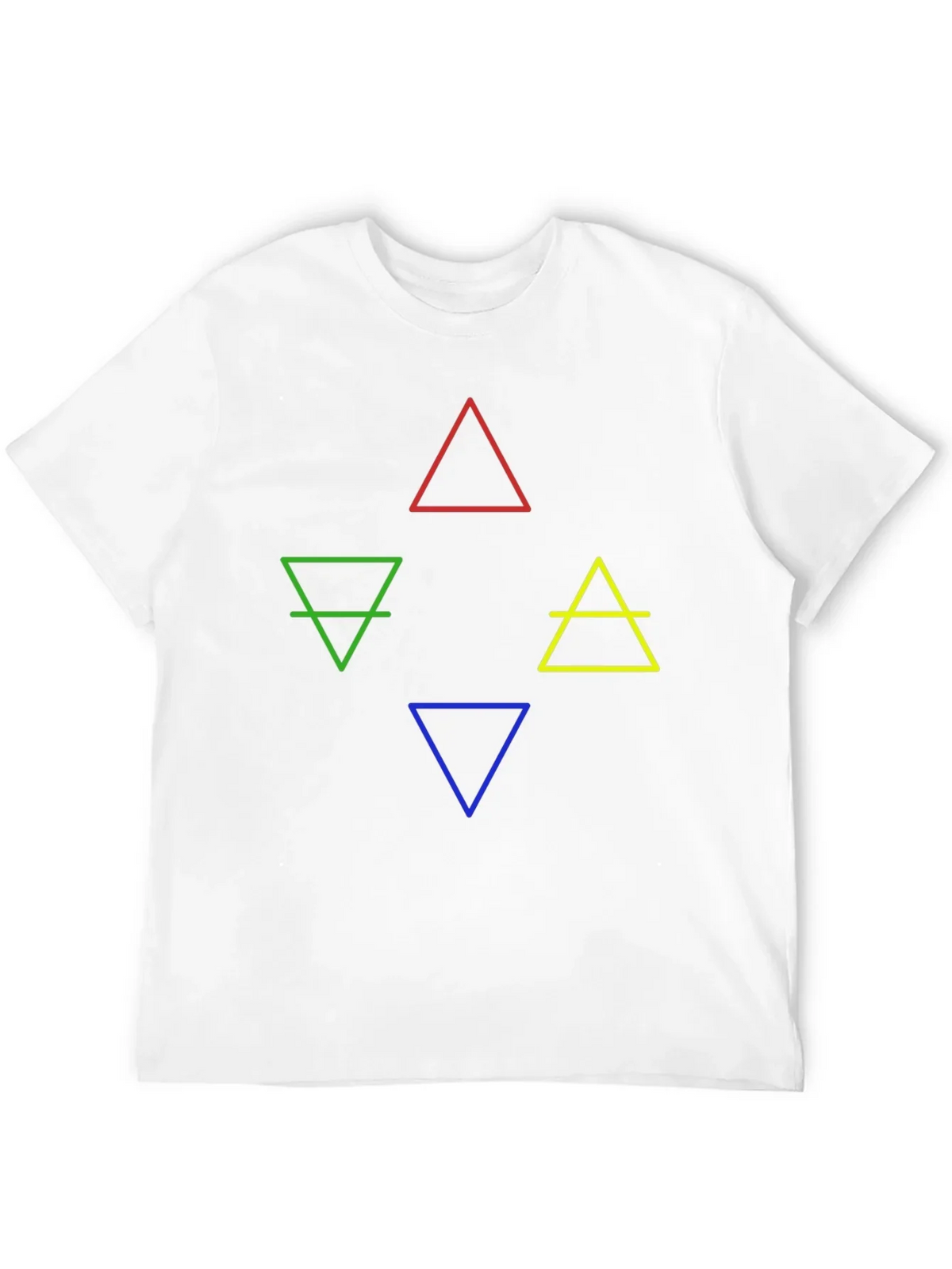Elements Symbol Graphic T-Shirt - Earth Fire Water Air