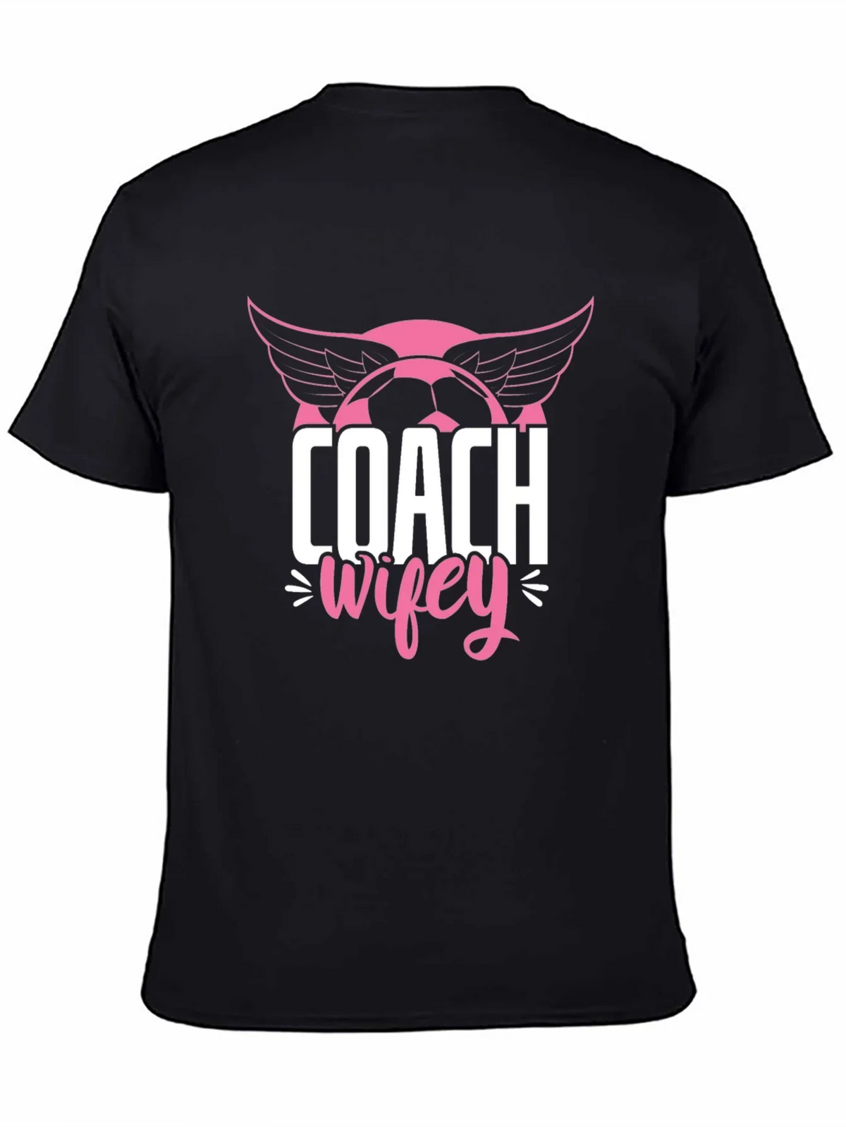 Coach Wifey Soccer T-Shirt - Novelty Graphic Tee