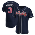 A.Braves #3 Dale Murphy Player Navy Limited Elite Baseball Jerseys