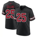 A.Cardinals #25 Zaven Collins Player Black Game Home Football Jerseys