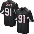 A.Cardinals #91 L.J. Collier Player Black Game Football Jerseys