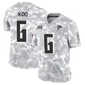 A.Falcons #6 Younghoe Koo Player Camo Salute to Service Limited Football Jerseys