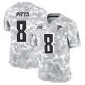 A.Falcons #8 Kyle Pitts Player Arctic Camo Salute to Service Limited Football Jerseys