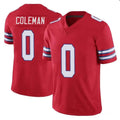 B.Bills #0 Keon Coleman Player Red Vapor F.U.S.E. Limited Football Jerseys