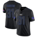 B.Bills #31 Maxwell Hairston Player Black Limited Football Jerseys