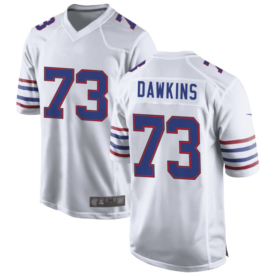 B.Bills #73 Dion Dawkins Player White Game Football Jerseys