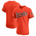 B.Orioles Blank Player Orange Alternate Vapor Premier Elite Baseball Jerseys