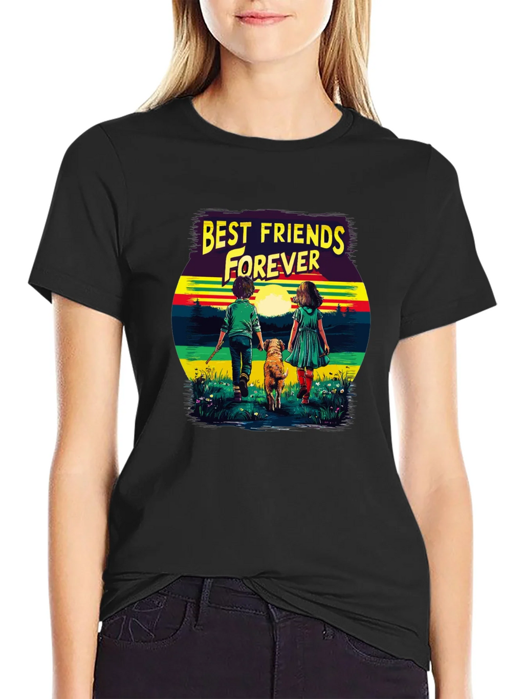 Best Friends Forever Graphic T-Shirt