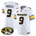 Beau Pribula Missouri Tigers Jersey - White