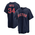 #34 David Ortiz Player B.Red Sox Navy Game Baseball Jerseys