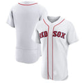 B.Red Sox Blank Player Home Authentic White Game Baseball Jerseys