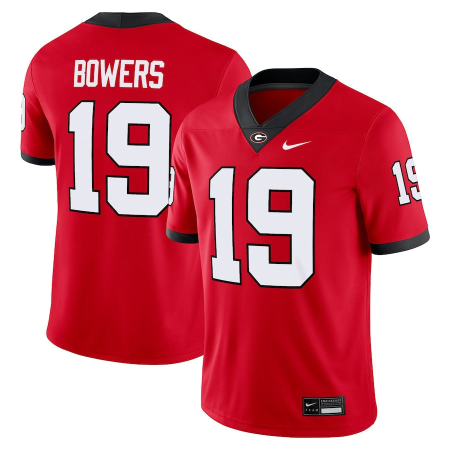 Brock Bowers Georgia Bulldogs Home Jersey - Red