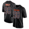 C.Bears #98 Montez Sweat Player Black Carbon Fashion Football Jerseys