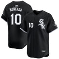 C.White Sox #10 Yoan Moncada Player Black Limited Baseball Jerseys