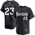 C.White Sox #23 Andrew Benintendi Player City Connect Black Replica Baseball Jerseys