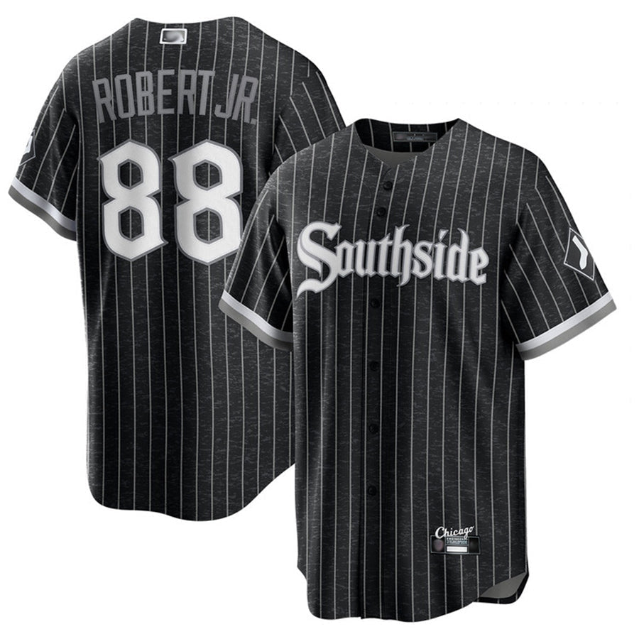 C.White Sox #88 Luis Robert Jr. Player Black City Connect Baseball Jerseys