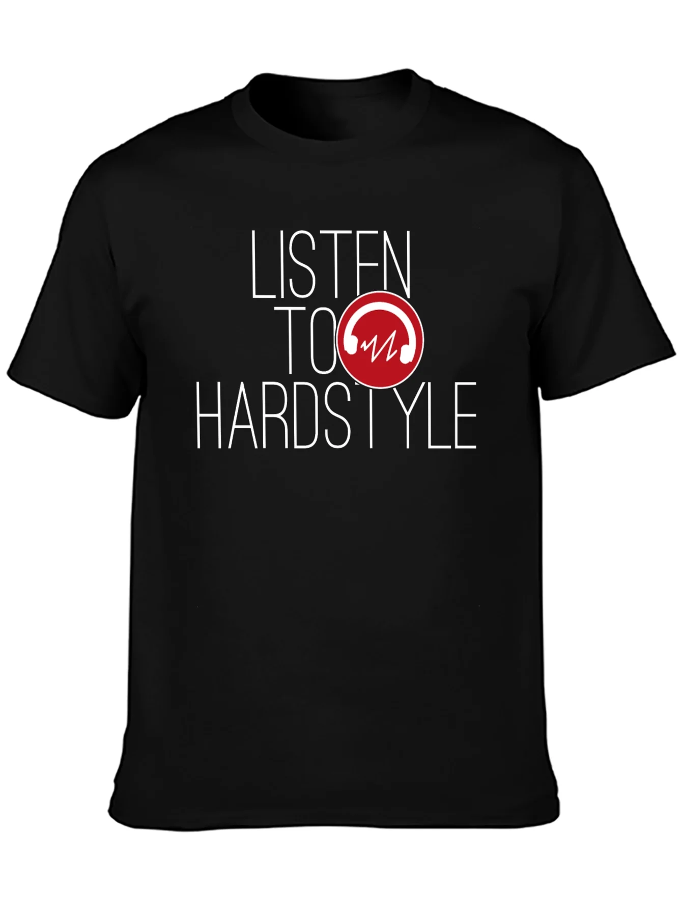 Listen To Hardstyle Black T-Shirt