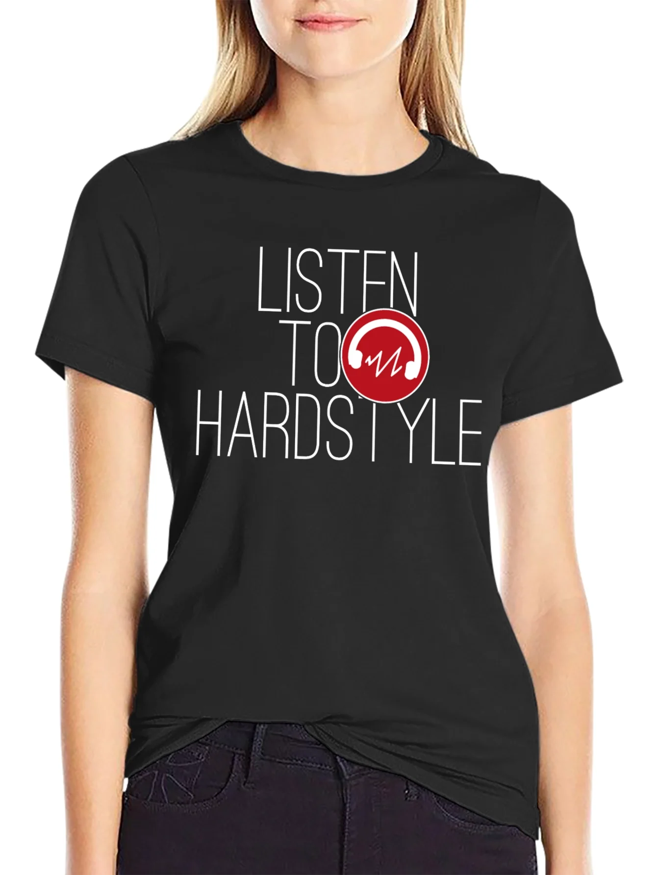 Listen To Hardstyle Black T-Shirt