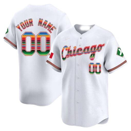 Custom C.White Sox Mexico Vapor Premier Limited V3 Stitched Baseball Jerseys