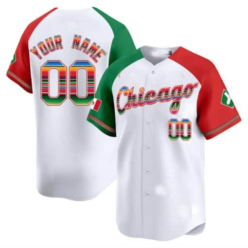 Custom CWhite Sox Mexico Vapor Premier Limited V3 Stitched Baseball Jerseys