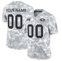 Custom SF.49ers F.U.S.E Arctic Camo Salute To Service Limited Stitched Football Jerseys