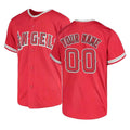 Custom LA.Angels Red Replica Stitched Baseball Jerseys