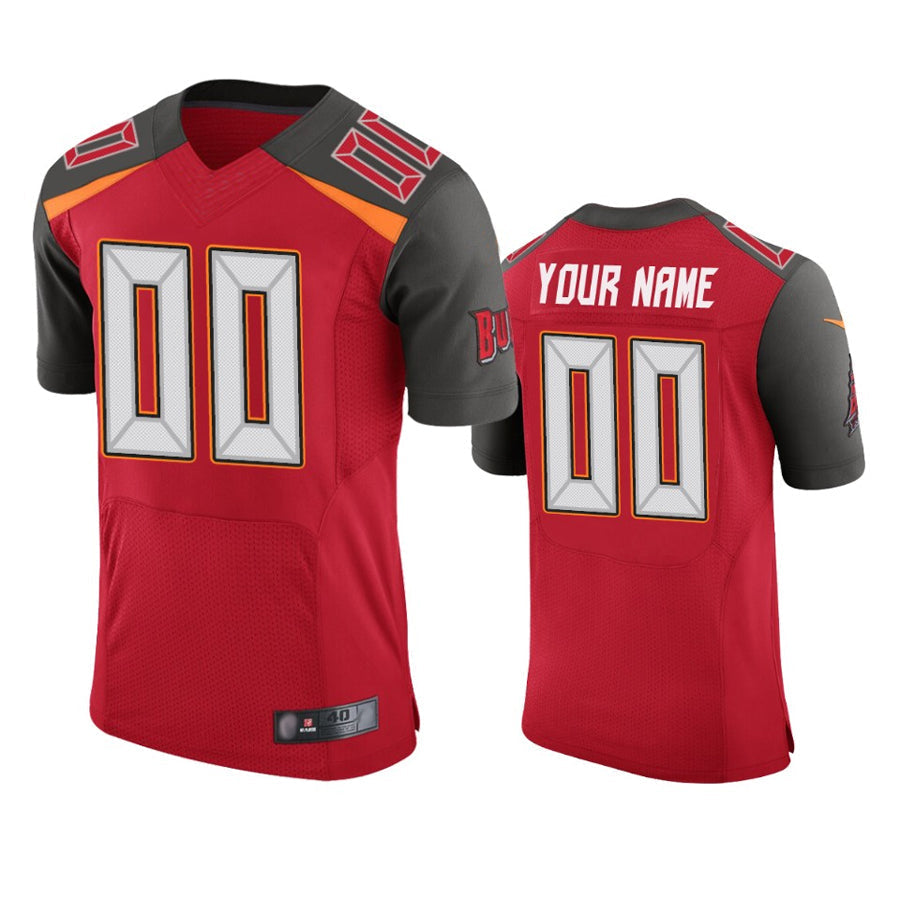 Custom TB.Buccaneers Red Game Football Jerseys