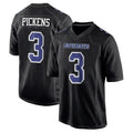 D.Cowboys #3 George Pickens Player Carbon Black Fashion Football Jerseys