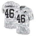 D.Lions #46 Jack Campbell Player Arctic Camo Salute to Service Limited Football Jerseys