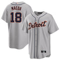 D.Tigers #18 Kenta Maeda Player White Home Replica Baseball Jerseys