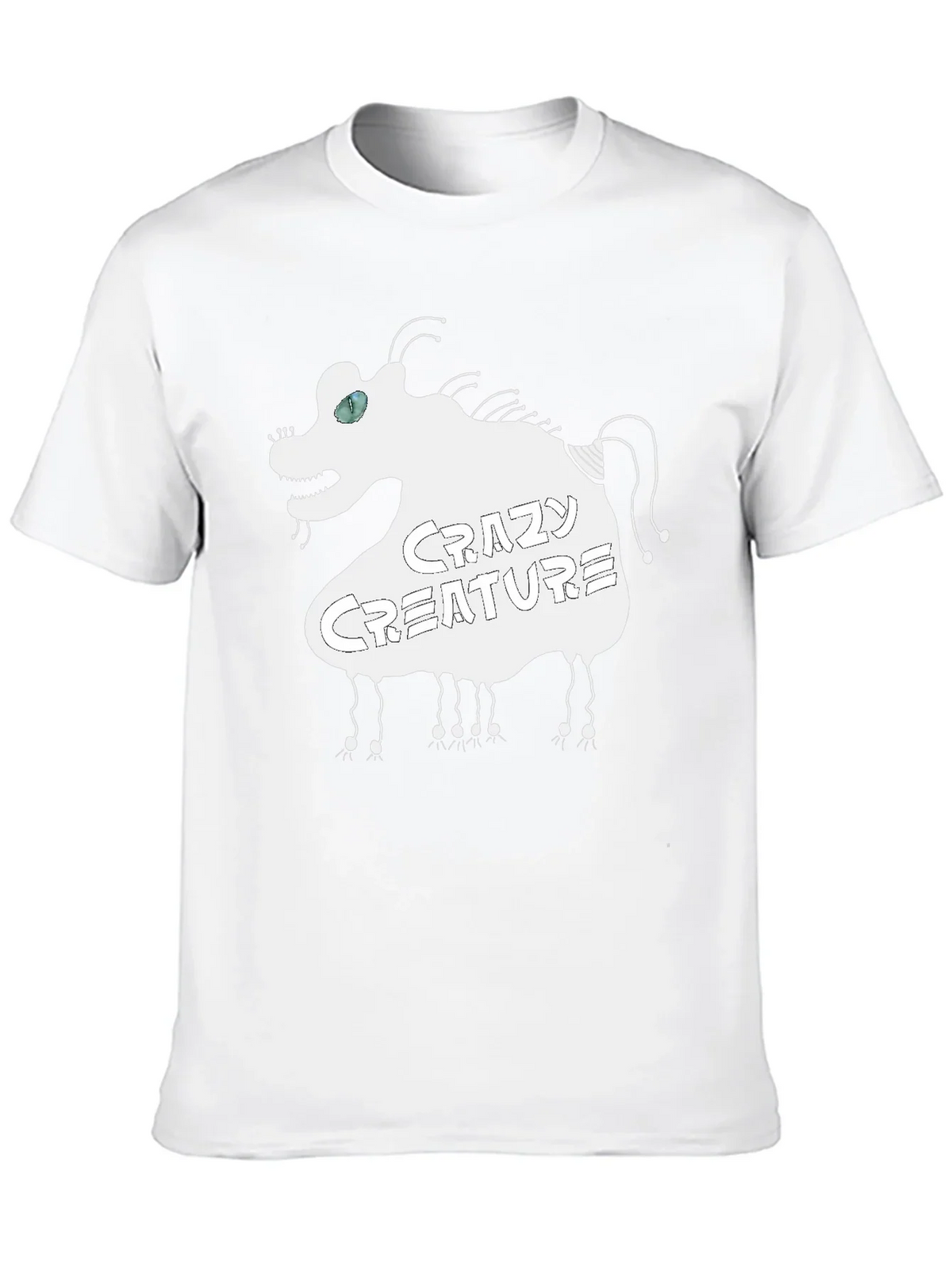 Crazy Creature Graphic T-Shirt - Unique Design