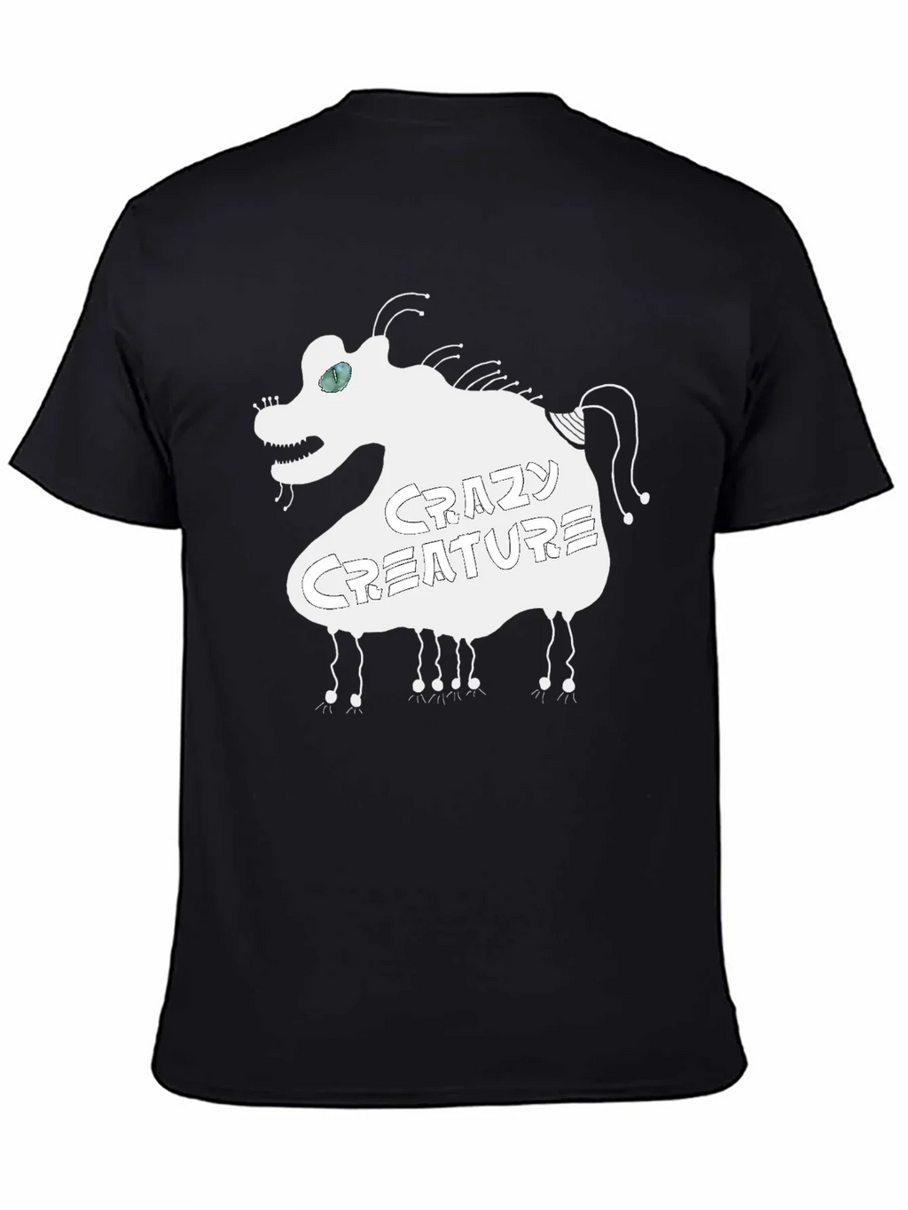 Crazy Creature Graphic T-Shirt - Unique Design