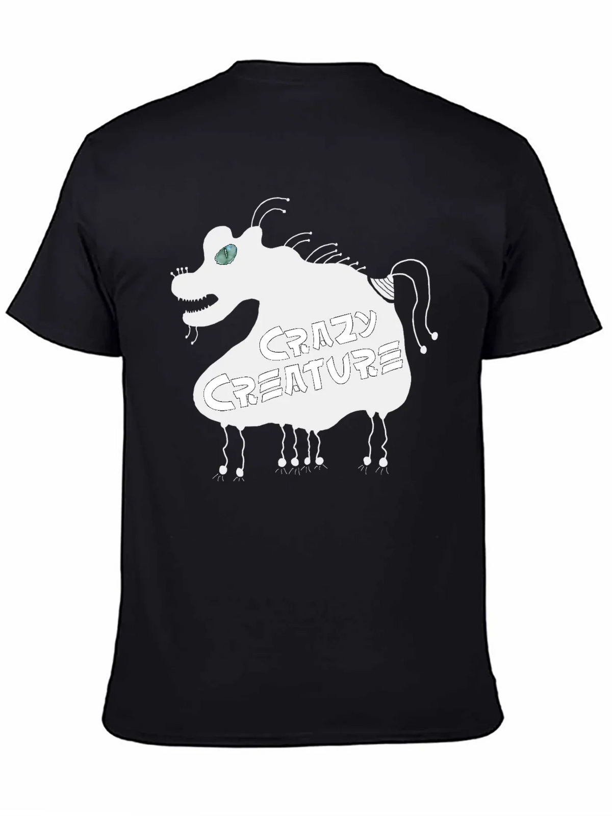 Crazy Creature Graphic T-Shirt - Unique Design