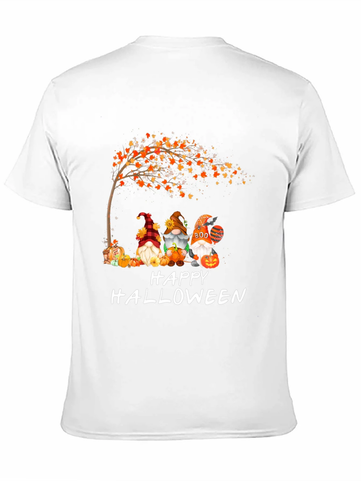 Halloween Gnomes Graphic Tee - Spooky Season Shirt