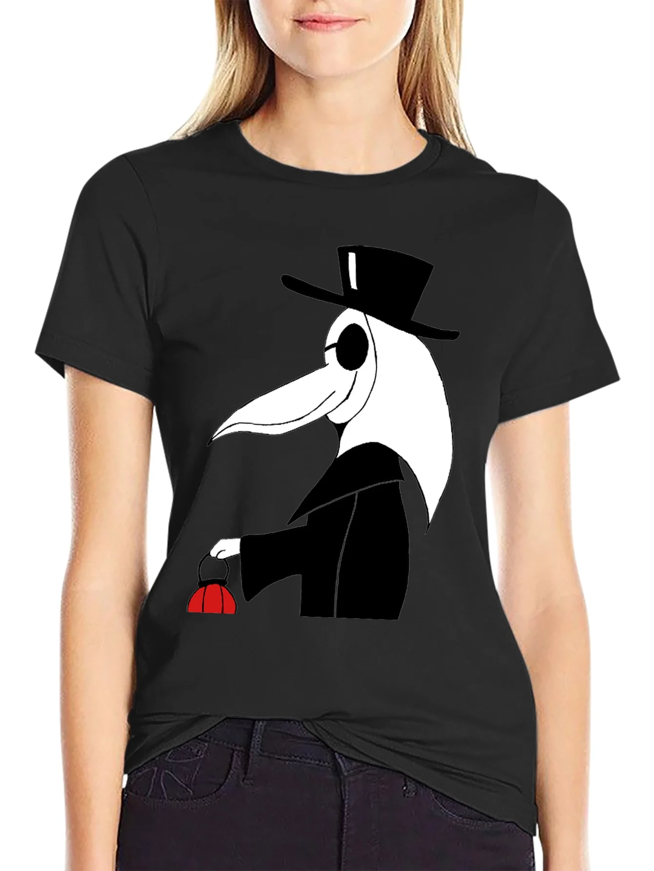 Plague Doctor Graphic Tee - Unique Medieval Style Shirt