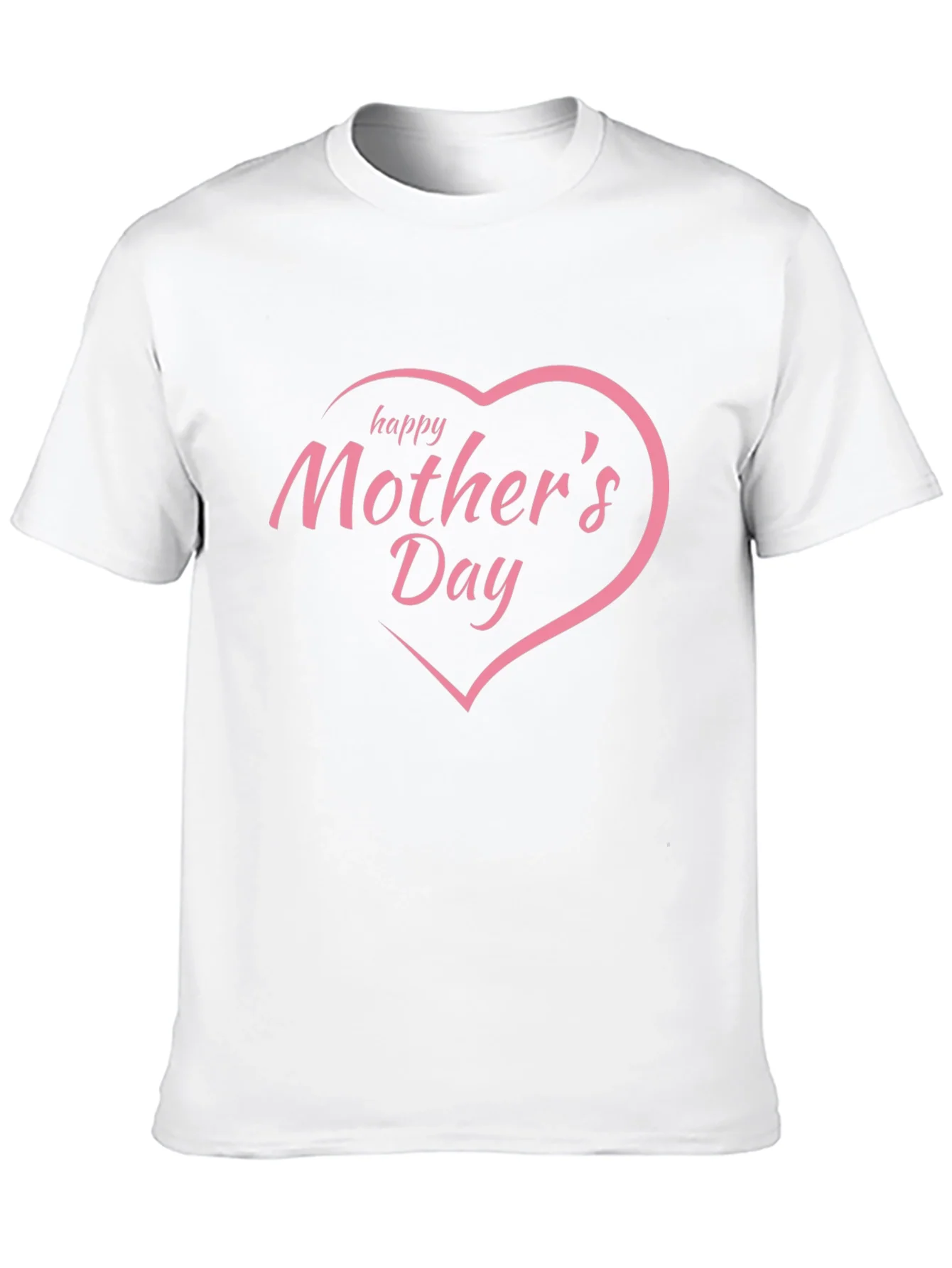 Happy Mothers Day Pink Heart T-Shirt