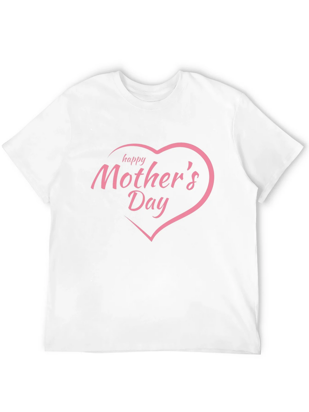 Happy Mothers Day Pink Heart T-Shirt
