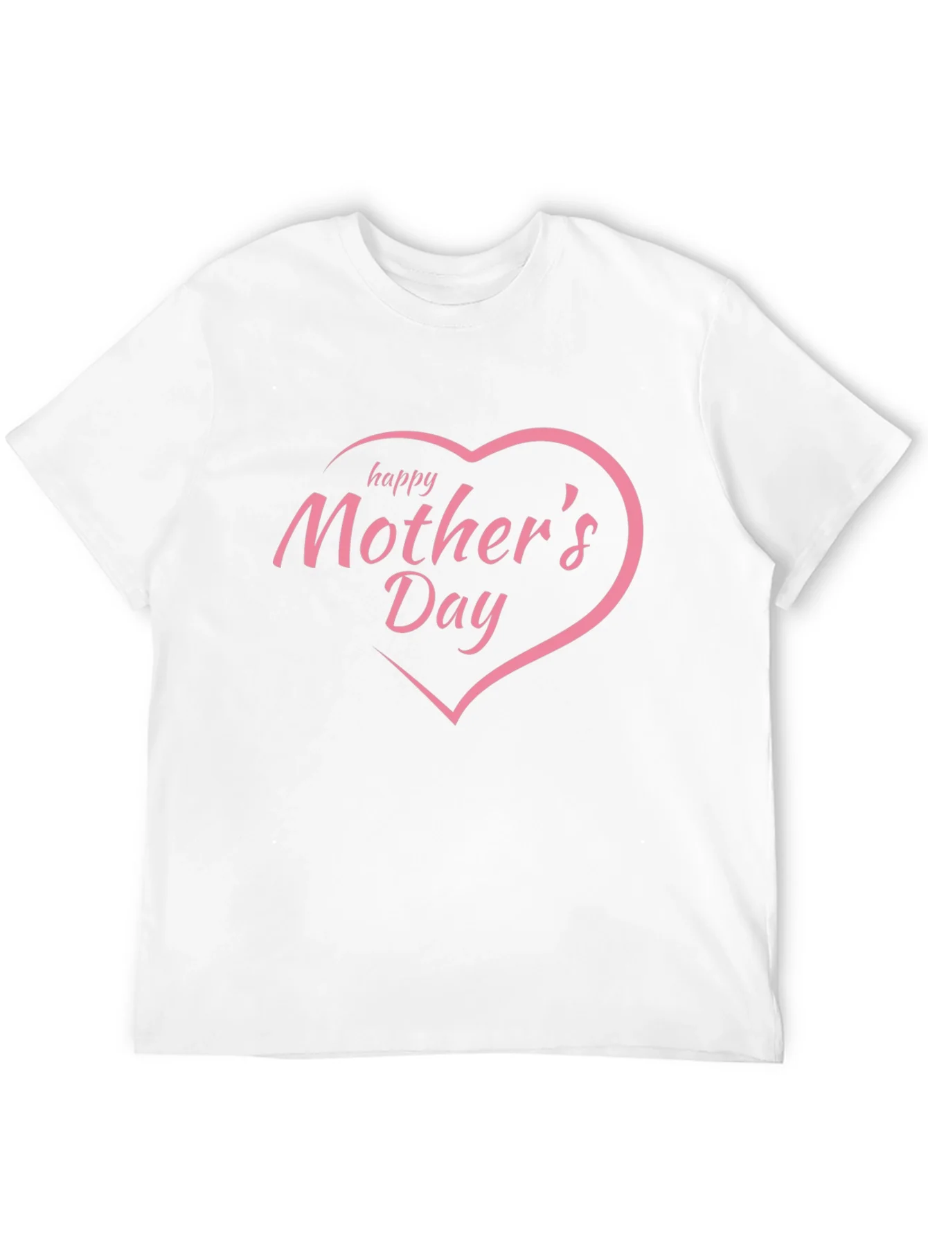 Happy Mothers Day Pink Heart T-Shirt