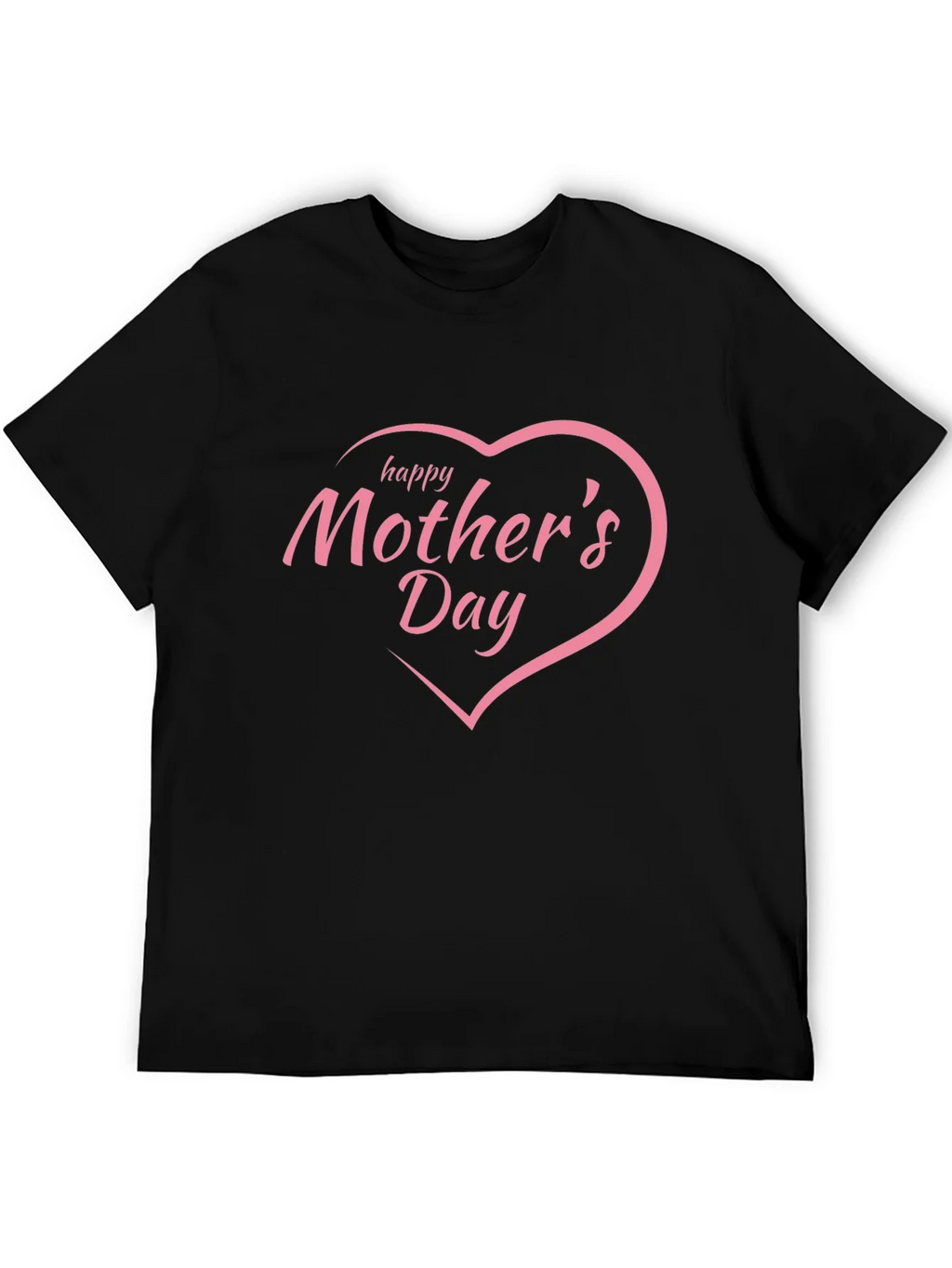 Happy Mothers Day Pink Heart T-Shirt