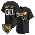 Custom LA.Dodgers Spring Training Patch Vapor Premier Limited Stitched Baseball Jerseys
