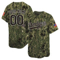 Custom LA.Dodgers USMC Alternate Vapor Premier Limited Stitched Baseball Jerseys